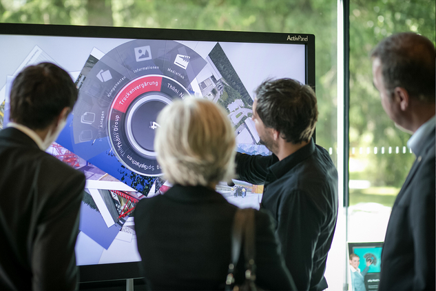 Auf den IMP Strategy Days 2016 im Congress Igls interessieren sich die Besucher für p&p MultiTouch.