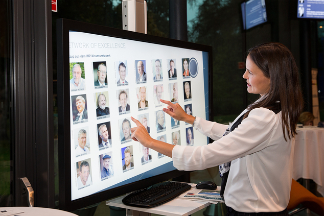 Intuitive Bedienung von p&p MultiTouch bietet die perfekte Customer Journey bei den IMP Strategy Days 2013.